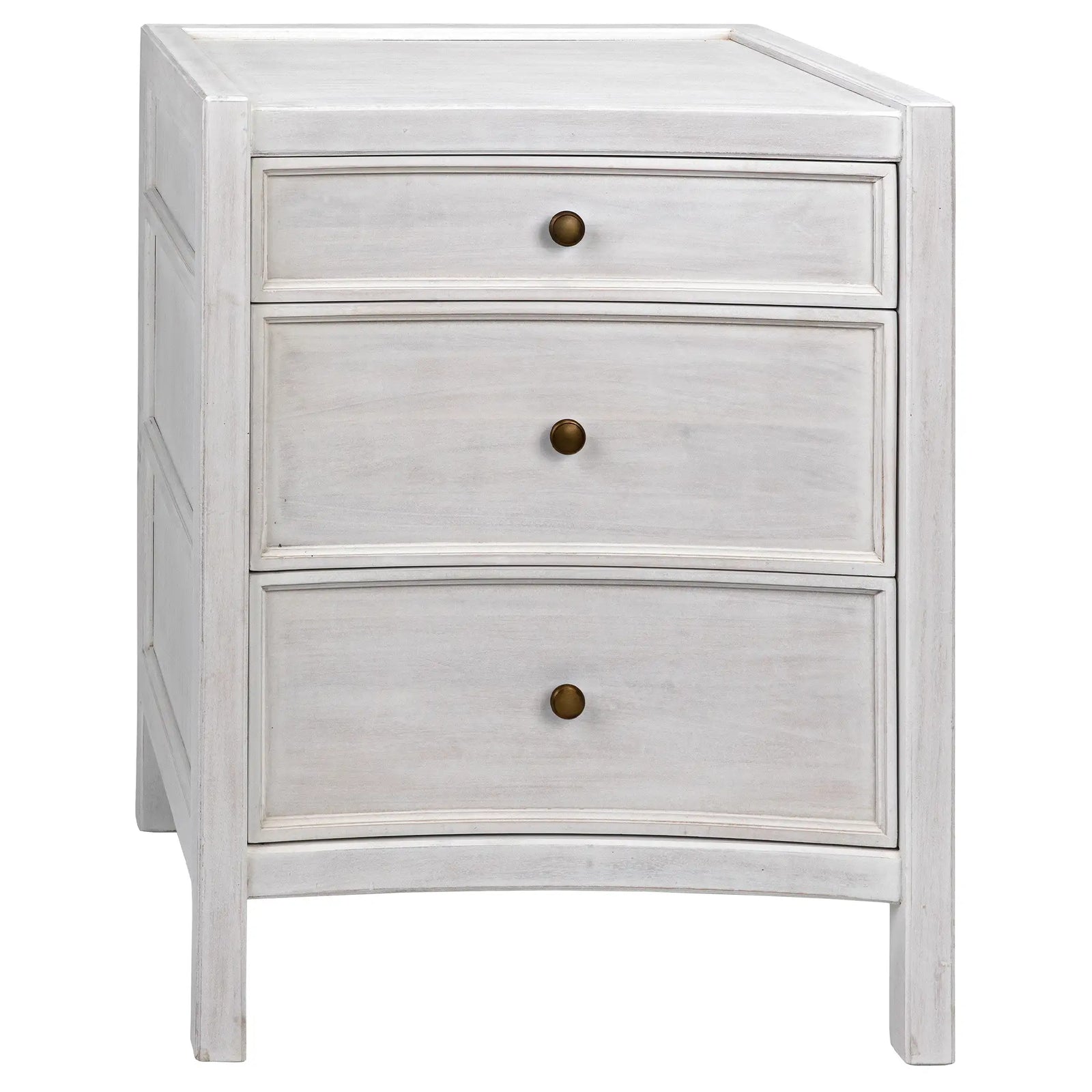 Hampton Night Stand 24″, White Wash