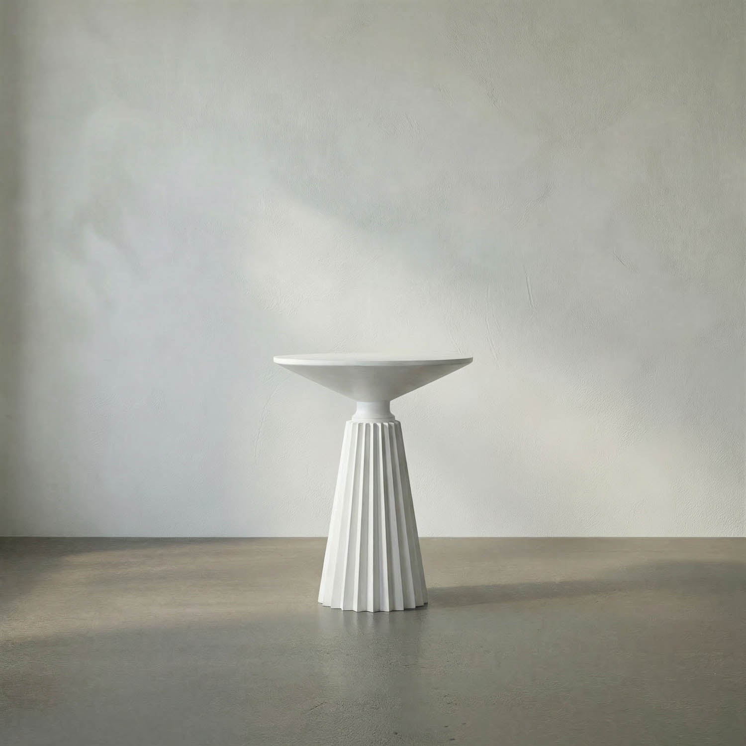 Orson Side Table, White by Noir