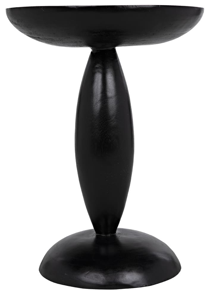 Adonis Side Table, Hand Rubbed Black
