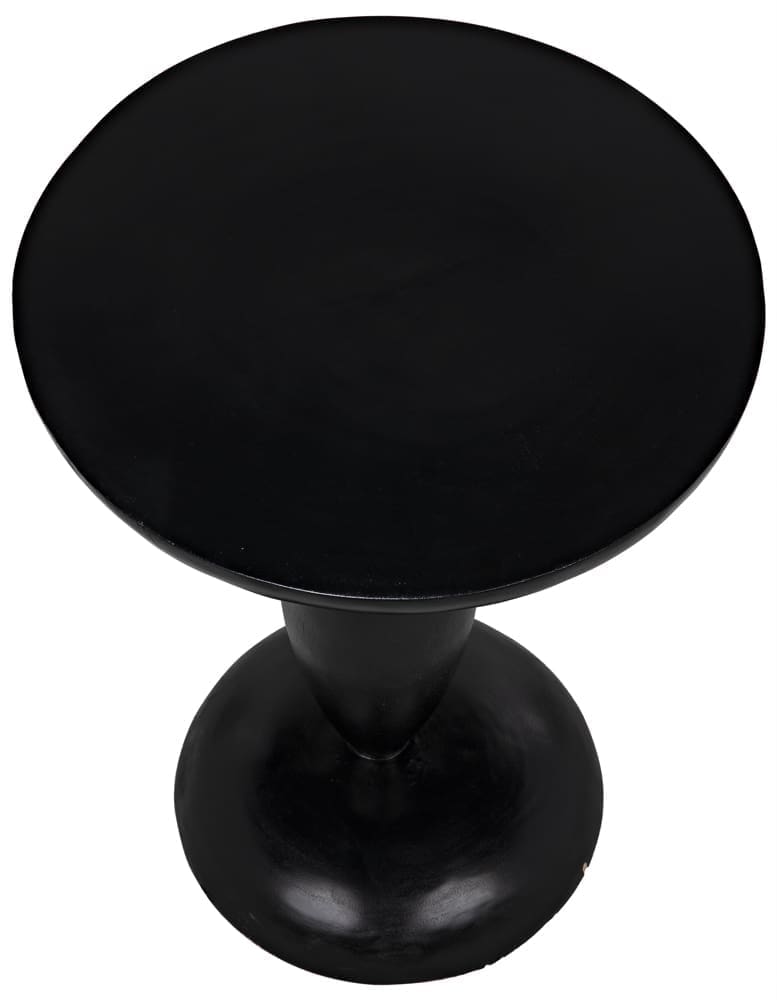 Adonis Side Table, Hand Rubbed Black