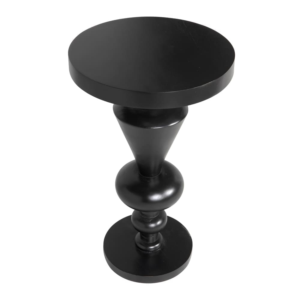 Fenring Side Table, Hand Rubbed Black