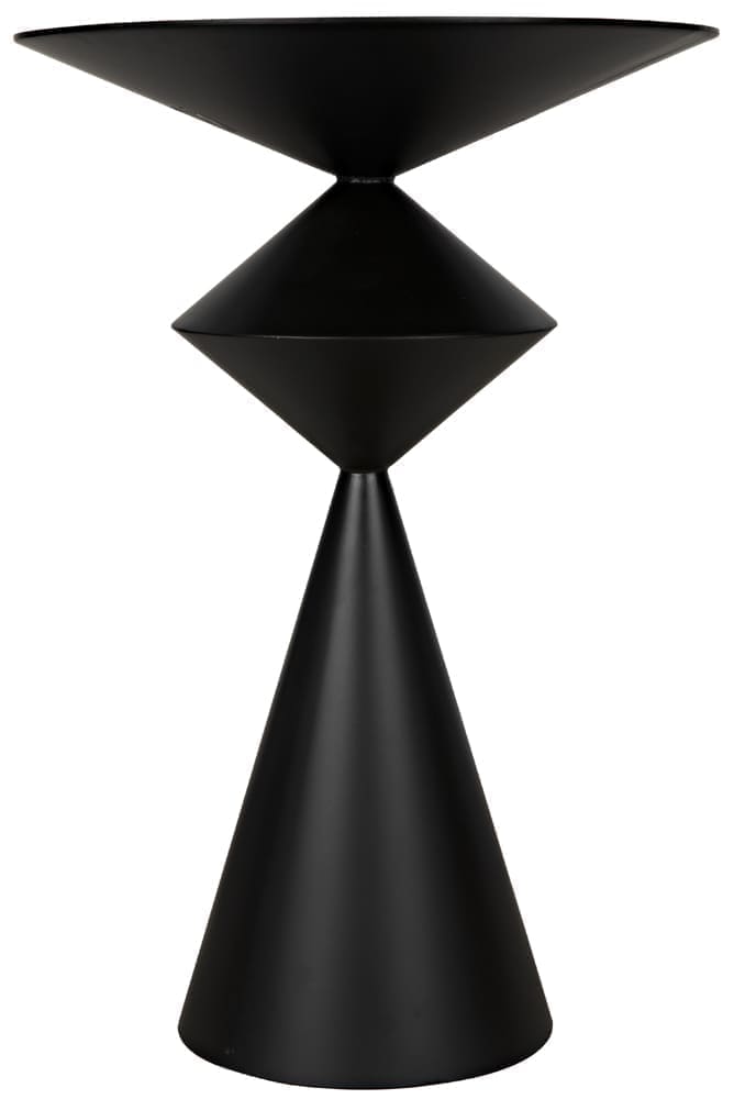Zasa Side Table, Black Iron