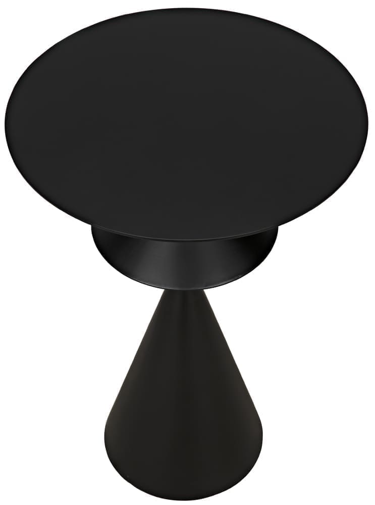 Zasa Side Table, Black Iron