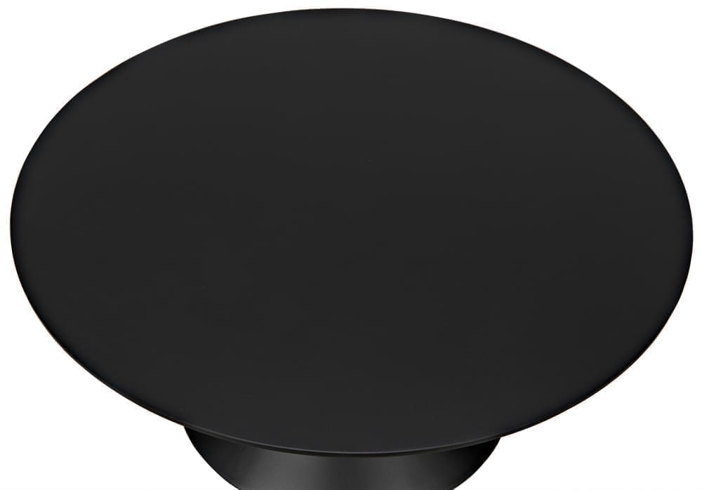 Zasa Side Table, Black Iron