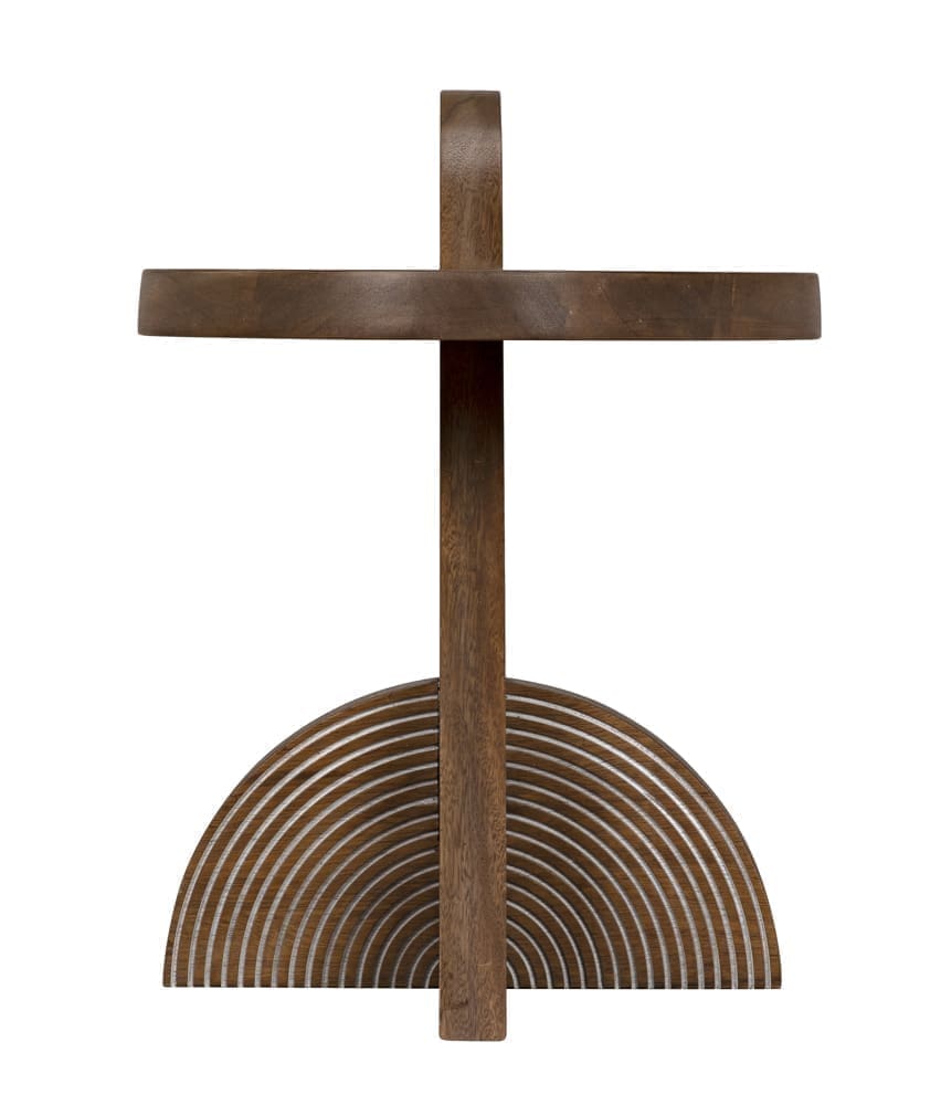 Saturn Side Table, Dark Walnut