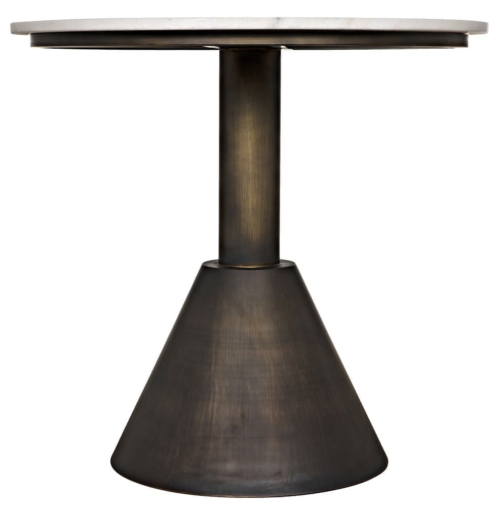Joseph Side Table, Aged Brass