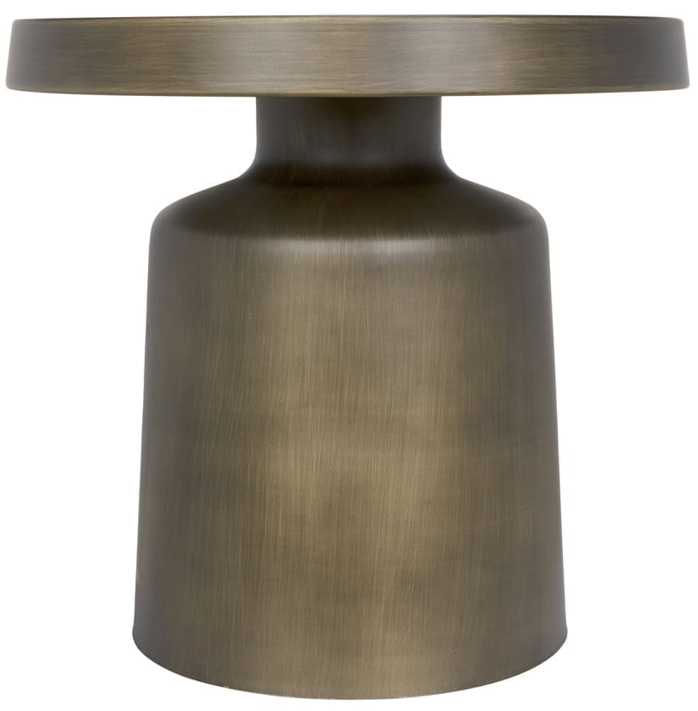 Lee Side Table, Aged Brass