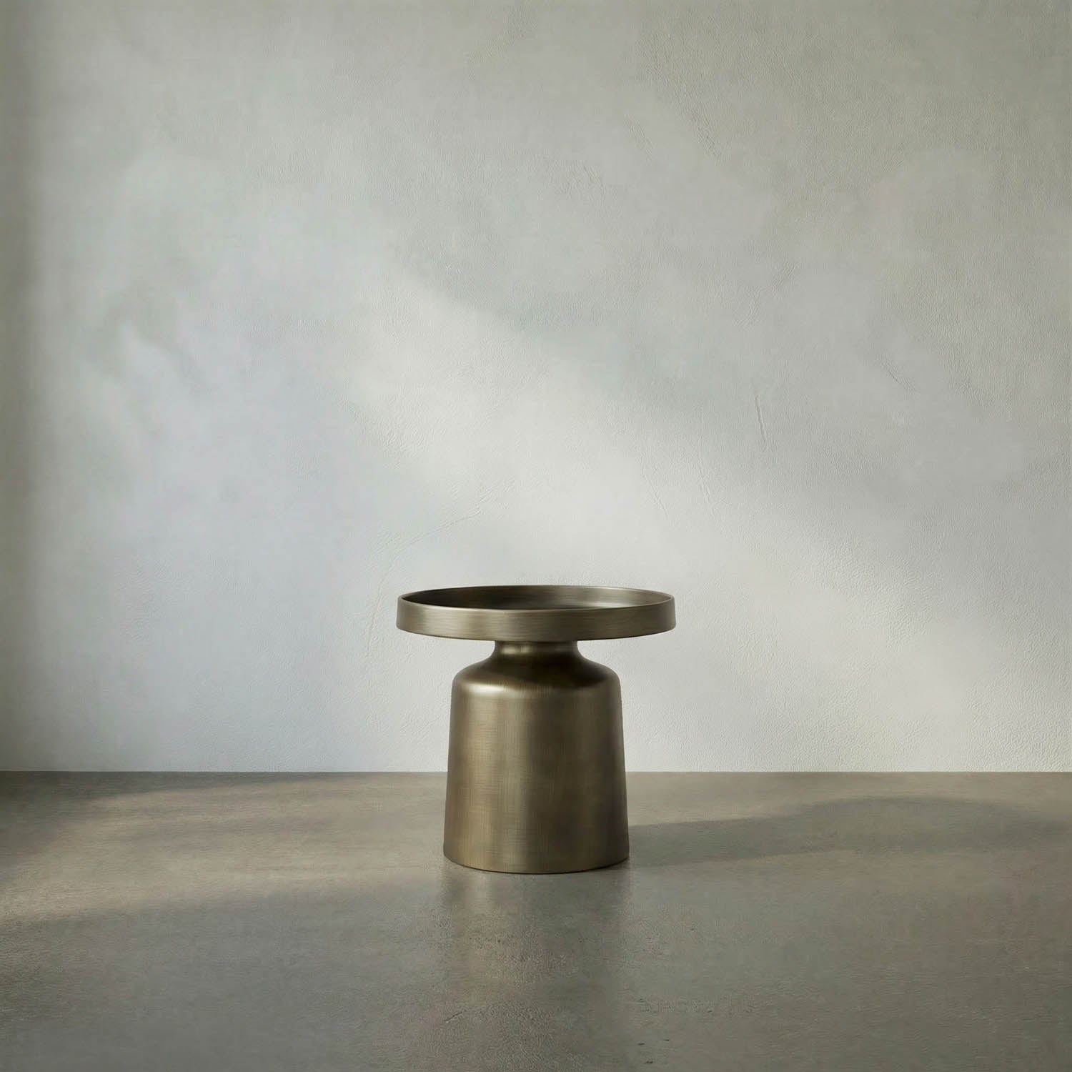 Lee Side Table, Aged Brass by Noir