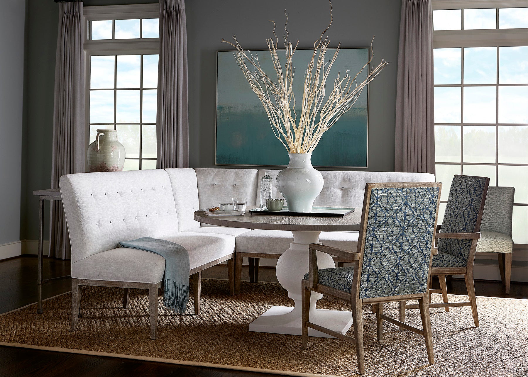 Gemini Tufted Corner Banquette