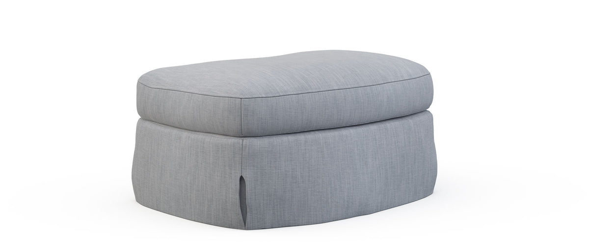 Red Stone Ottoman