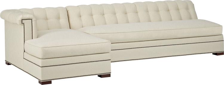 Kent Tufted  Sectional Laf Chaise
