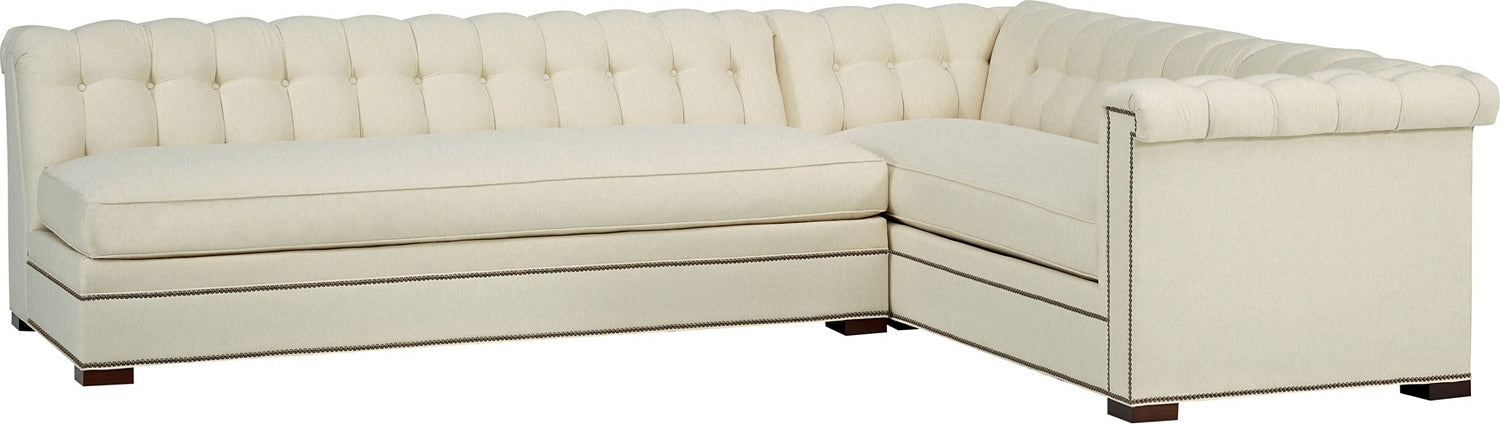 KENT SECTIONAL RAF CORNER UNIT M2M in Mahogany Solids - Hickory Chair