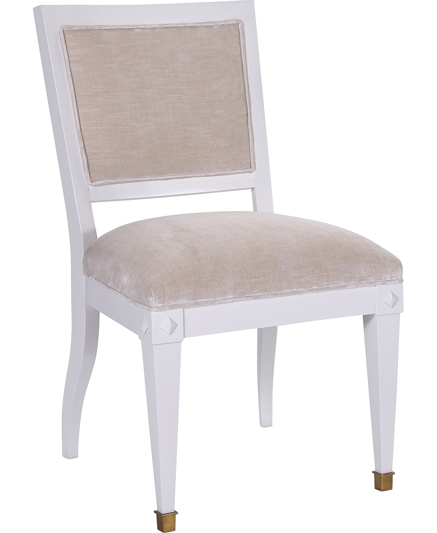 Trouvais Dining Side Chair with Upholstered Back in Beech - Hickory Chair