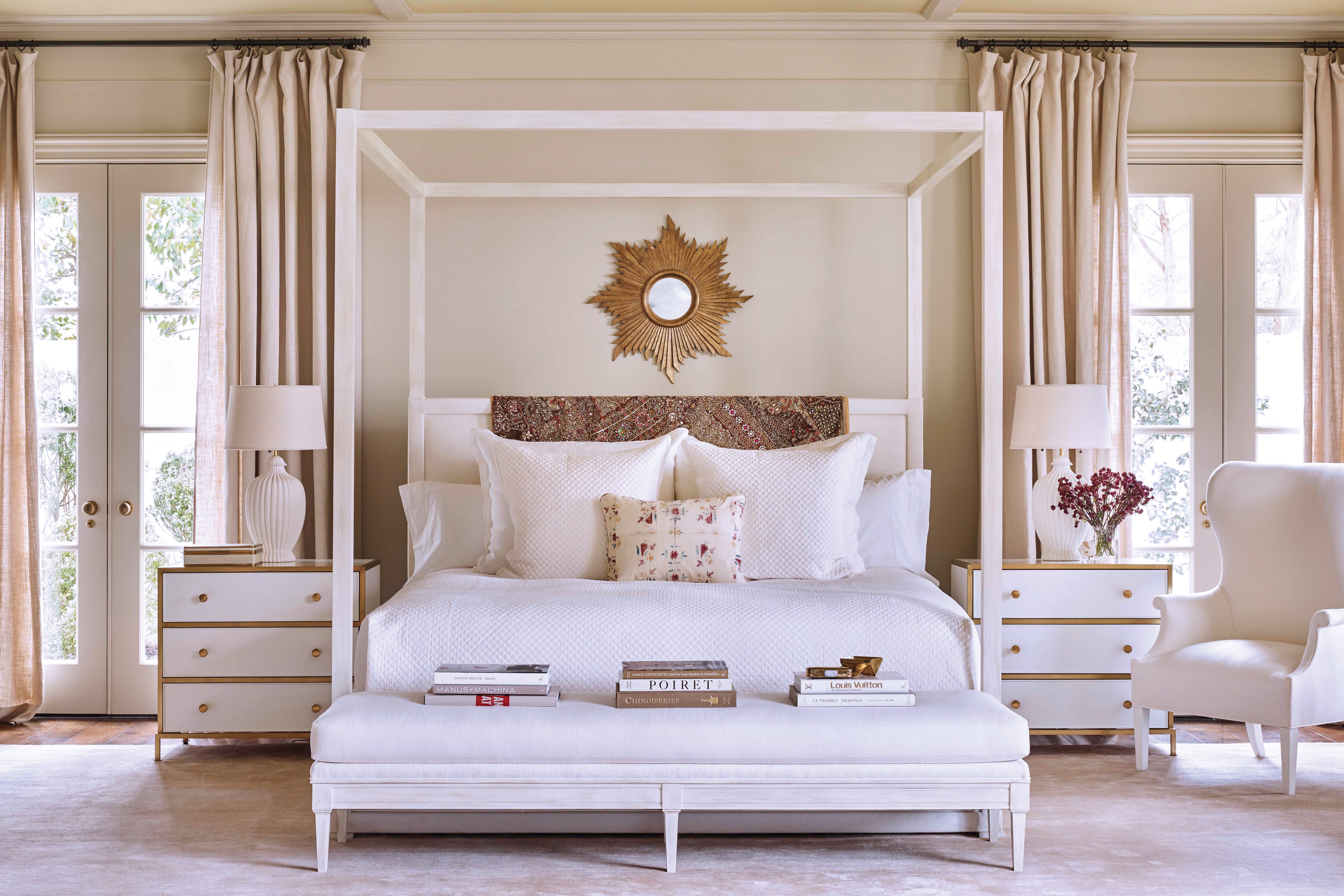 Normandy King Bed in Ash Solids - Hickory Chair