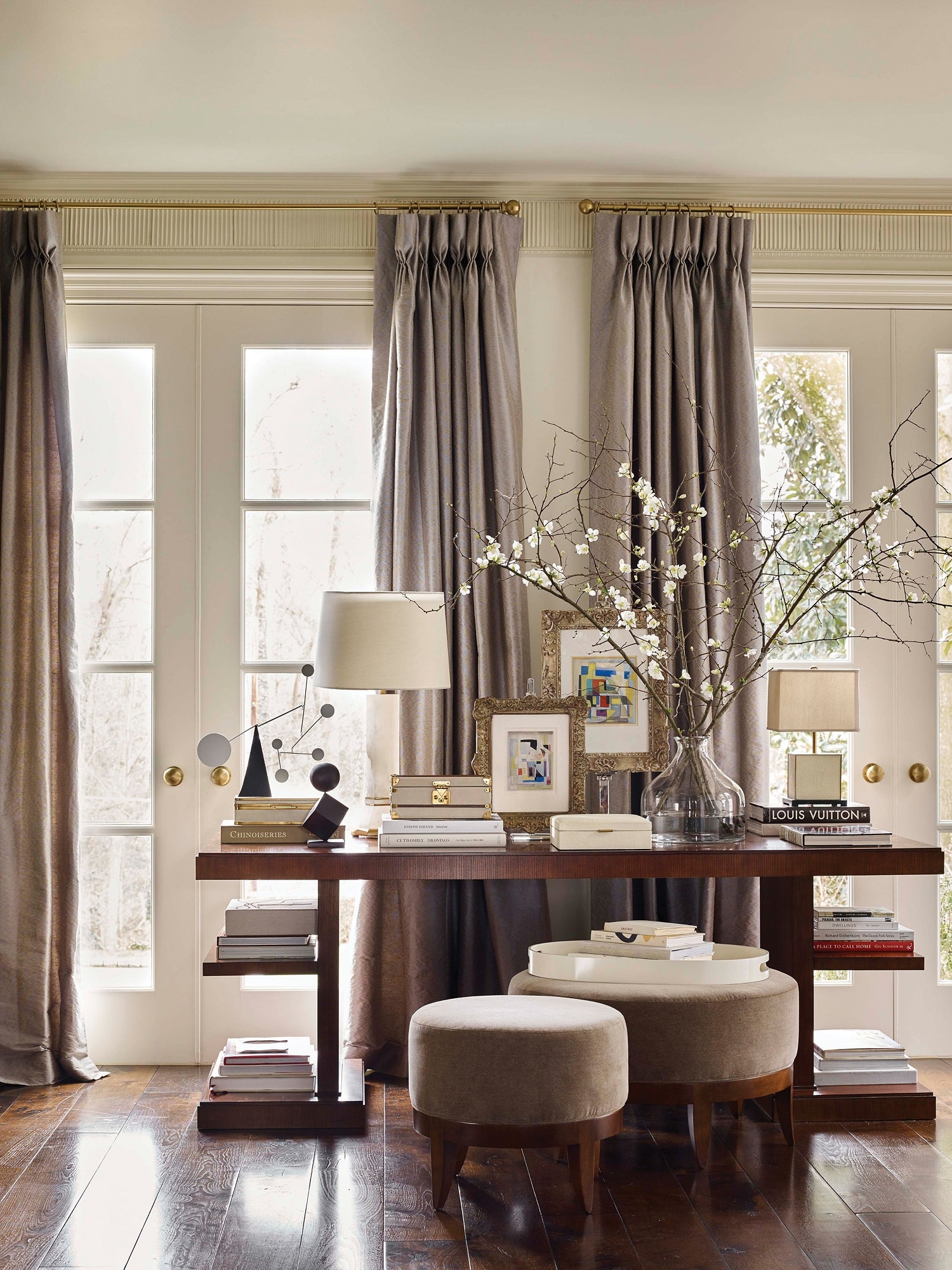 AUBURN SMALL STOOL in Maple Solids - Hickory Chair