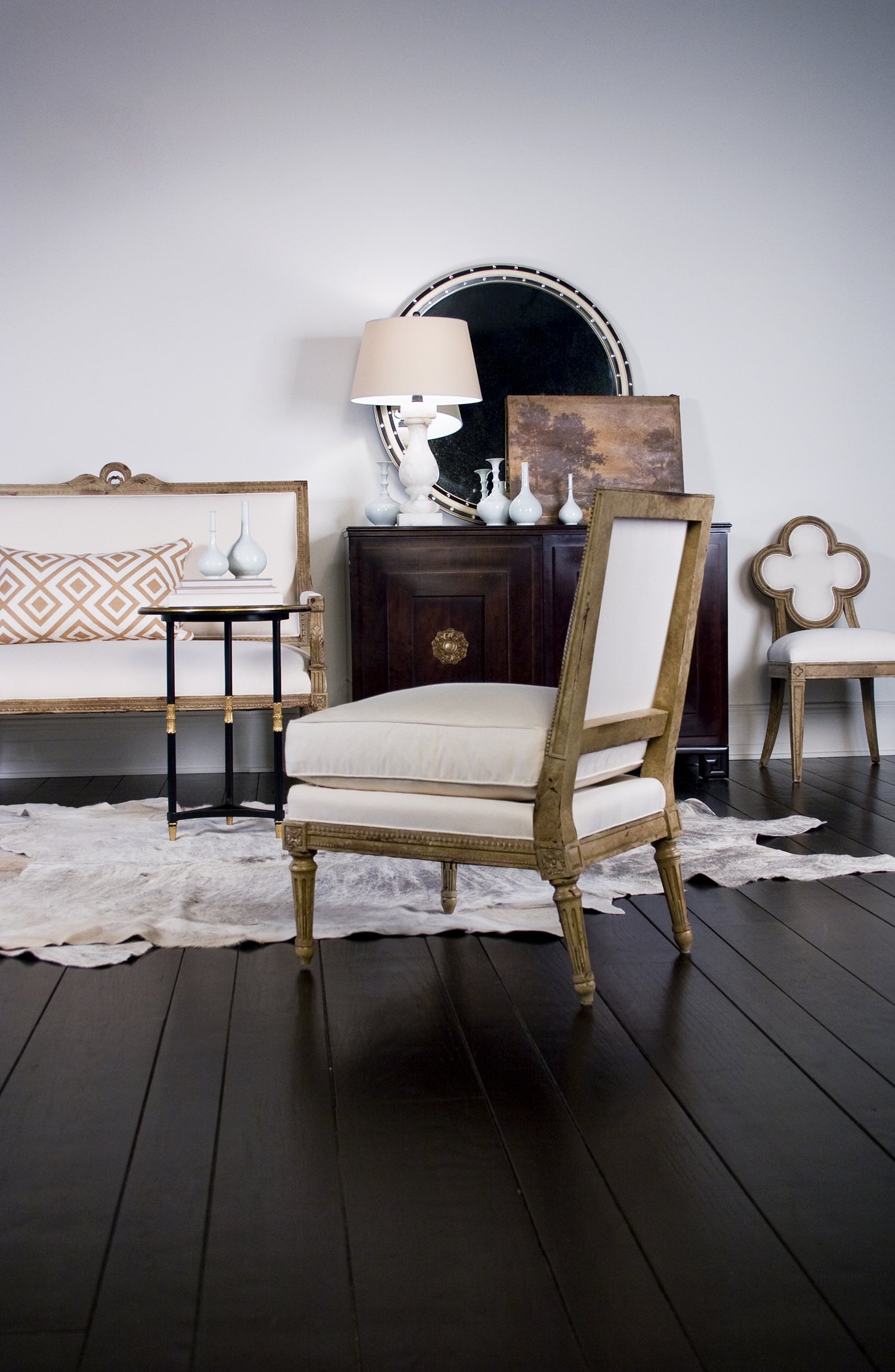 FREDERICA BENCH in Mahogany Solids - Hickory Chair