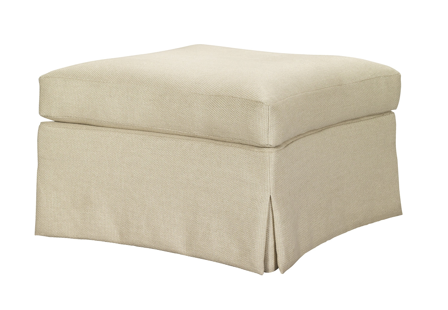 VIRGINIA OTTOMAN W/DRESSMAKER SKIRT