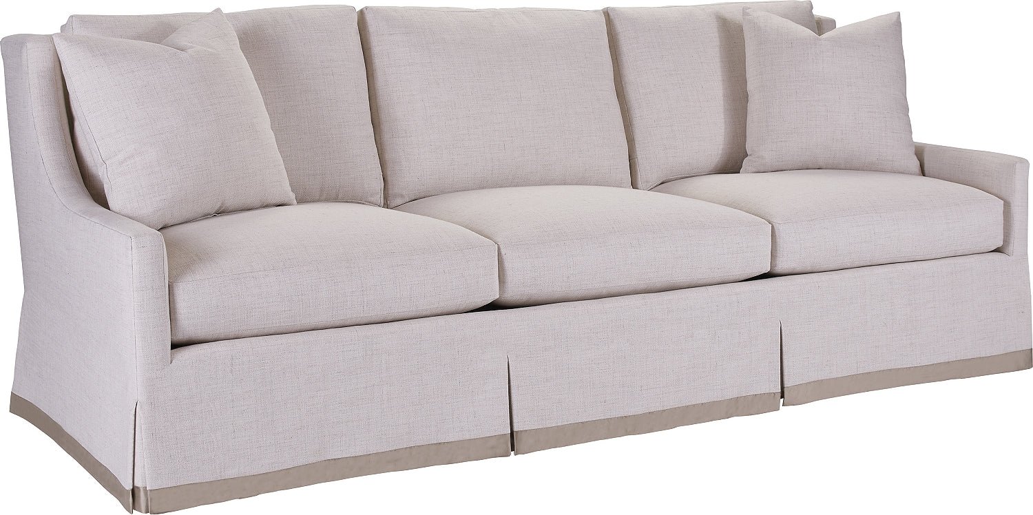 CHATHAM SOFA WITH SKIRT in Hardwood Mixed - Hickory Chair