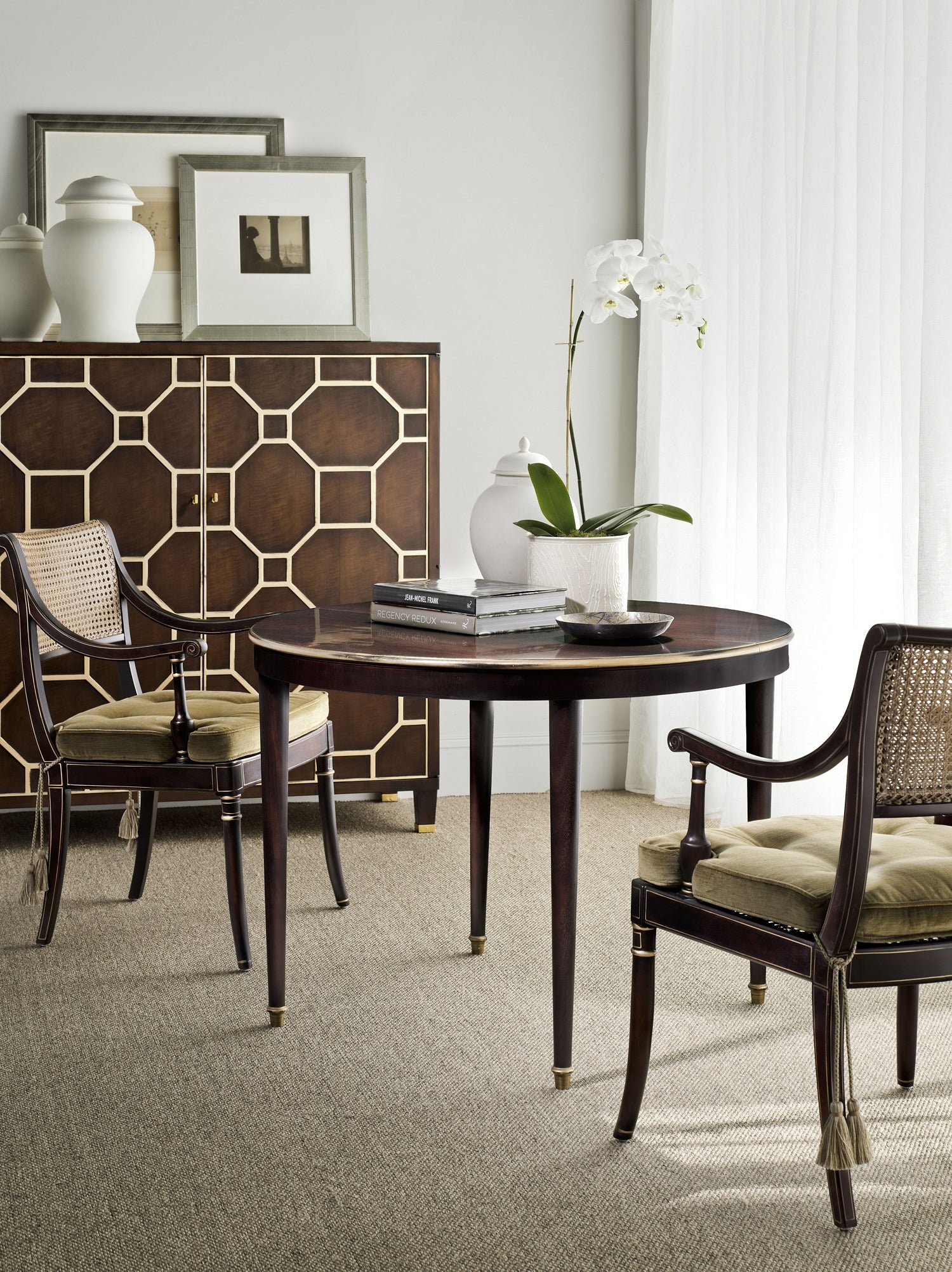 BLACKLAND CABINET in Maple Solids, Anegre Veneers - Hickory Chair