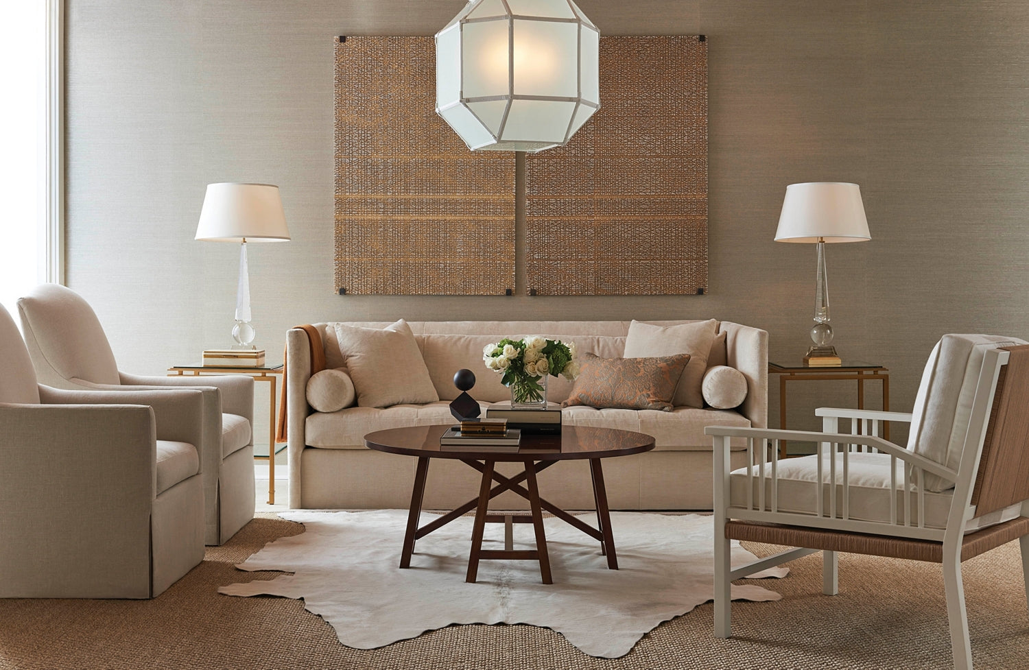 MONTPELIER SIDE TABLE WITH GLASS TOP/SHELF in Metal, Glass - Hickory Chair