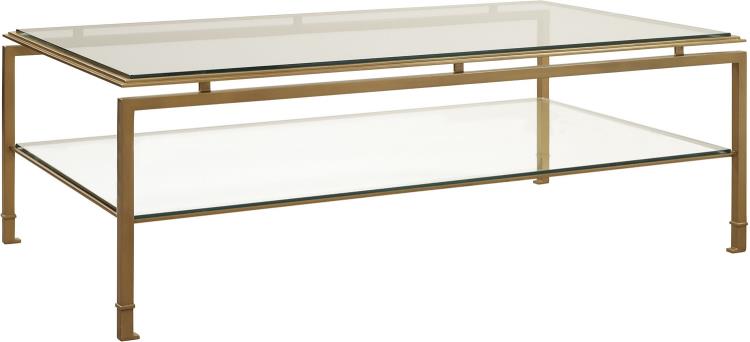 Montpelier Cocktail Table With Glass Top
