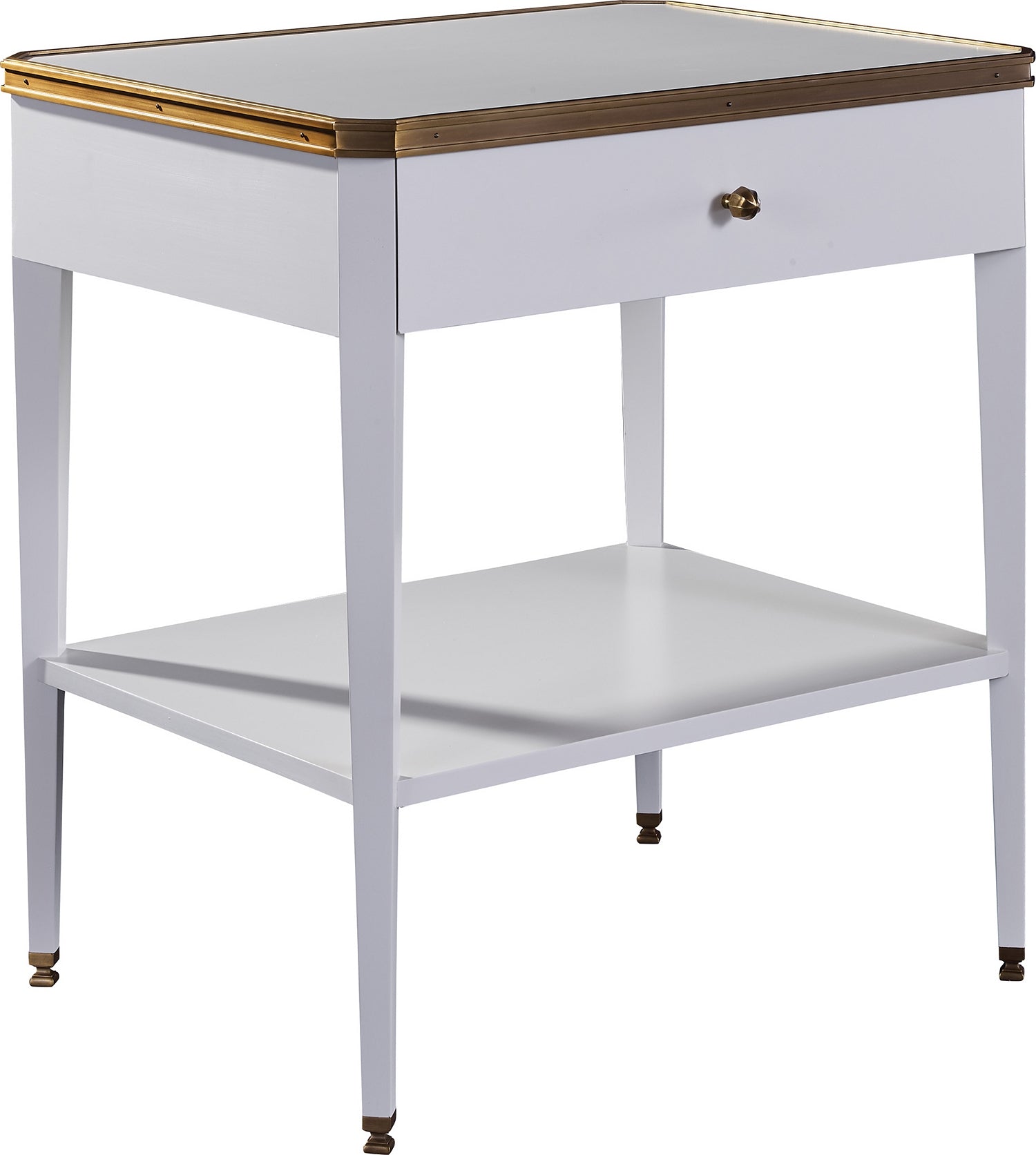 AUSTELL SIDE TABLE WITH WOOD TOP in Mahogany Solids, Anegre Veneers - Hickory Chair