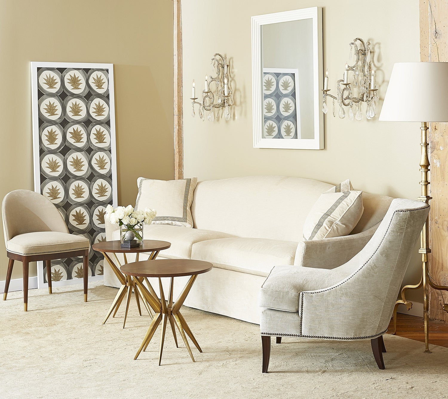 WILLOW SOFA in Hardwood Mixed - Hickory Chair