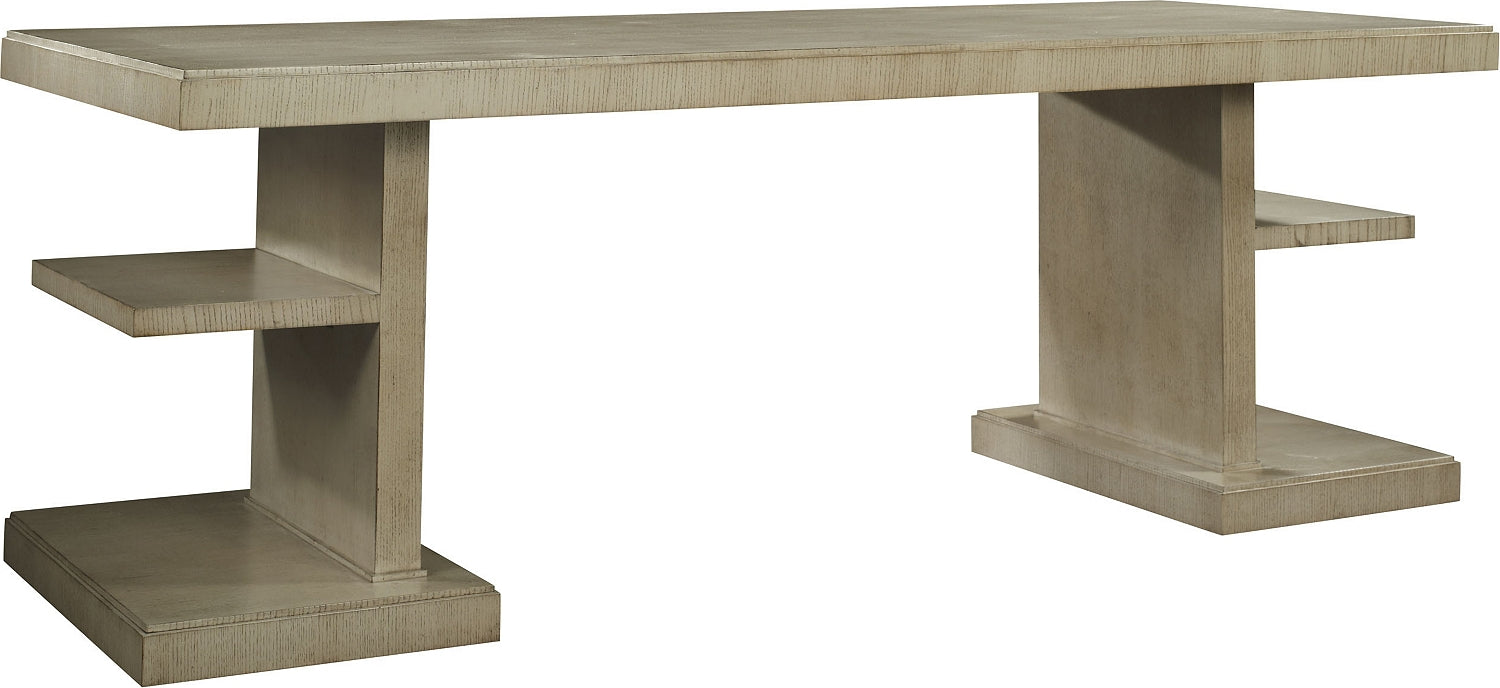 Dalton Library Table in Ash Veneers, Ash Solids - Hickory Chair