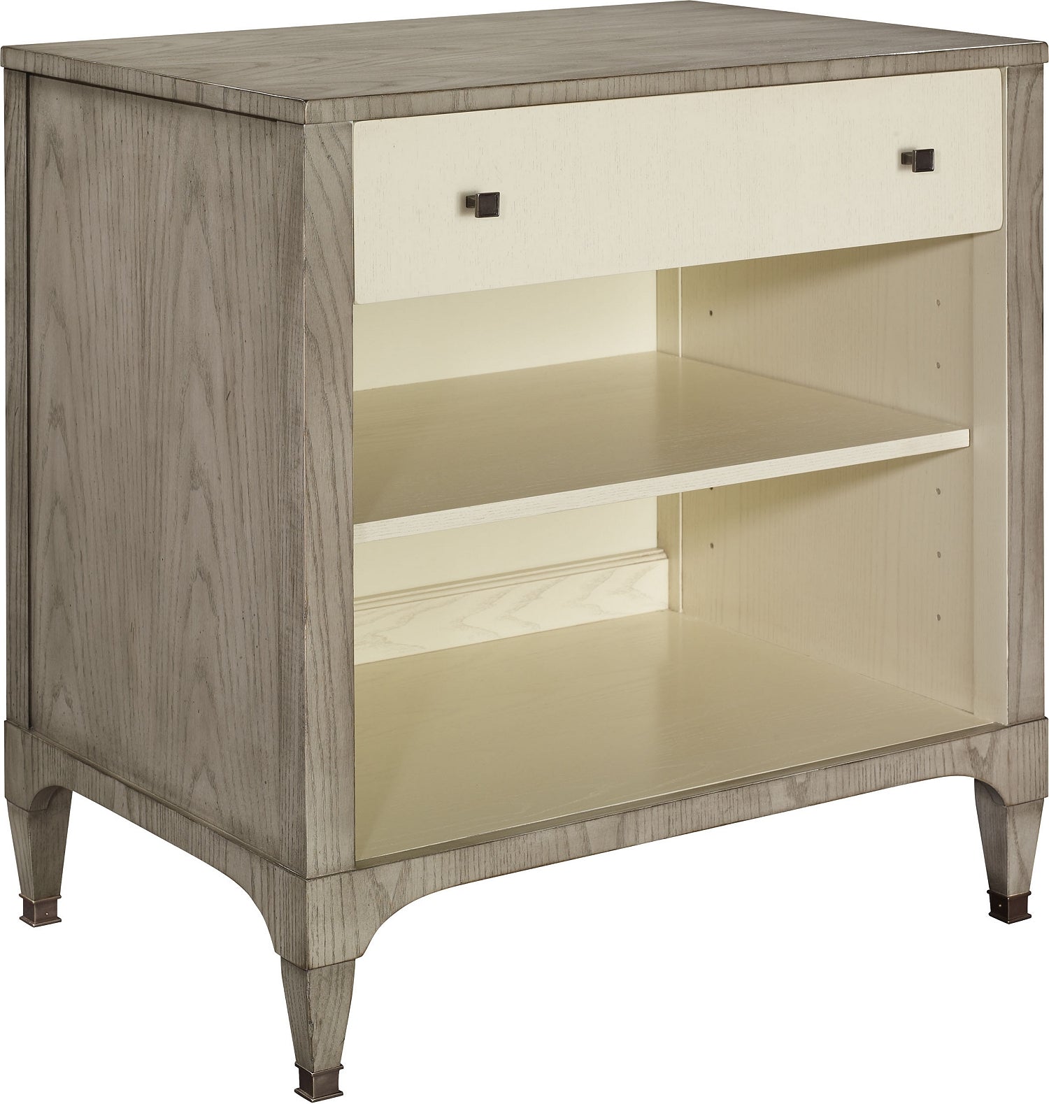 ARTISAN SINGLE DRAWER NIGHTSTAND - ASH in Ash Veneers, Ash Solids - Hickory Chair