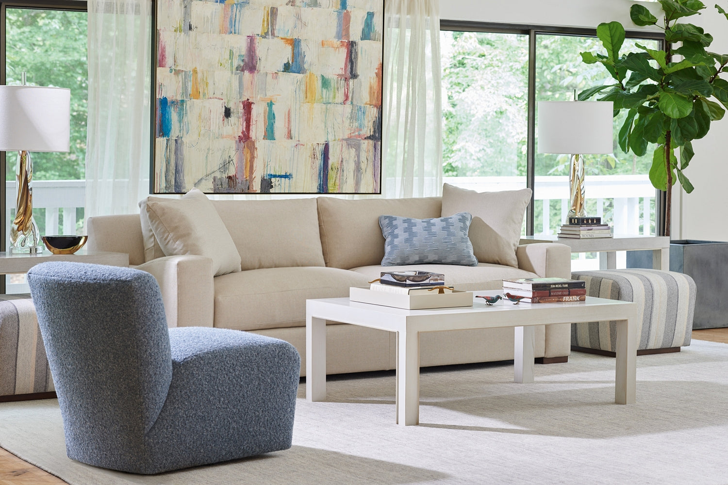 SHEILA ARMLESS SWIVEL CHAIR