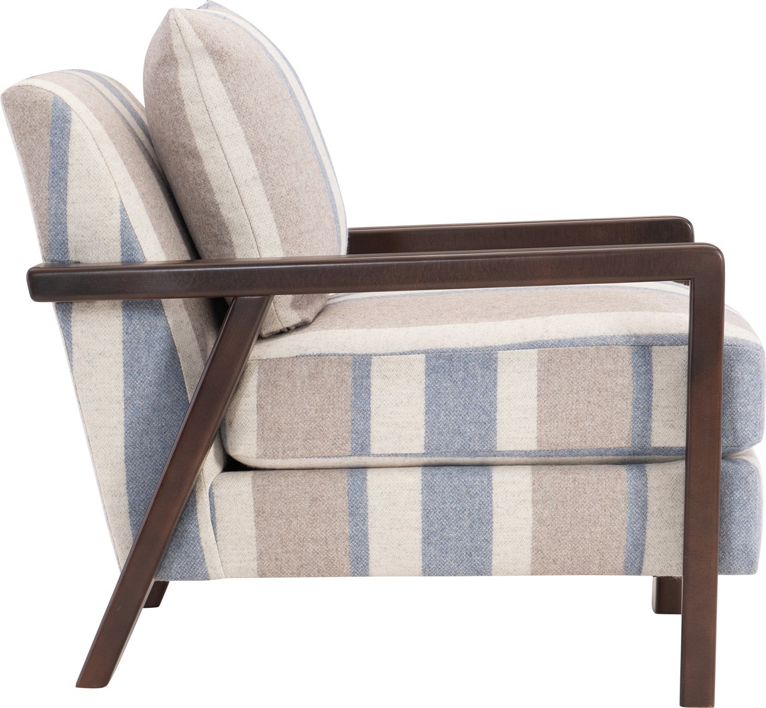 WAYNE LOUNGE CHAIR in Beech Solids - Hickory Chair