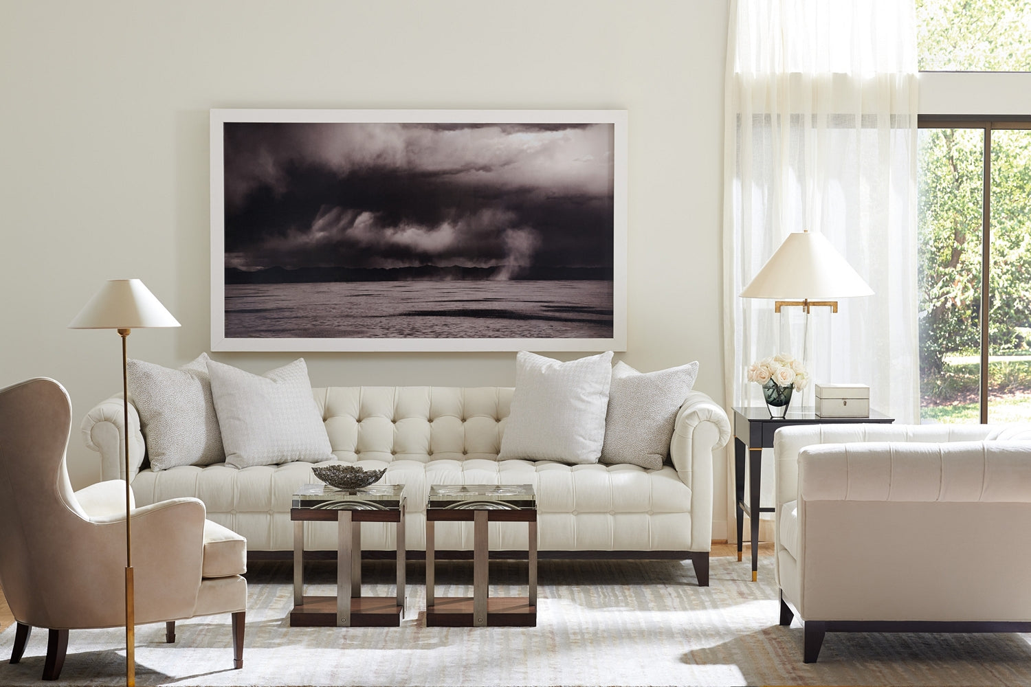 PARKER SOFA in Ash Solids - Hickory Chair