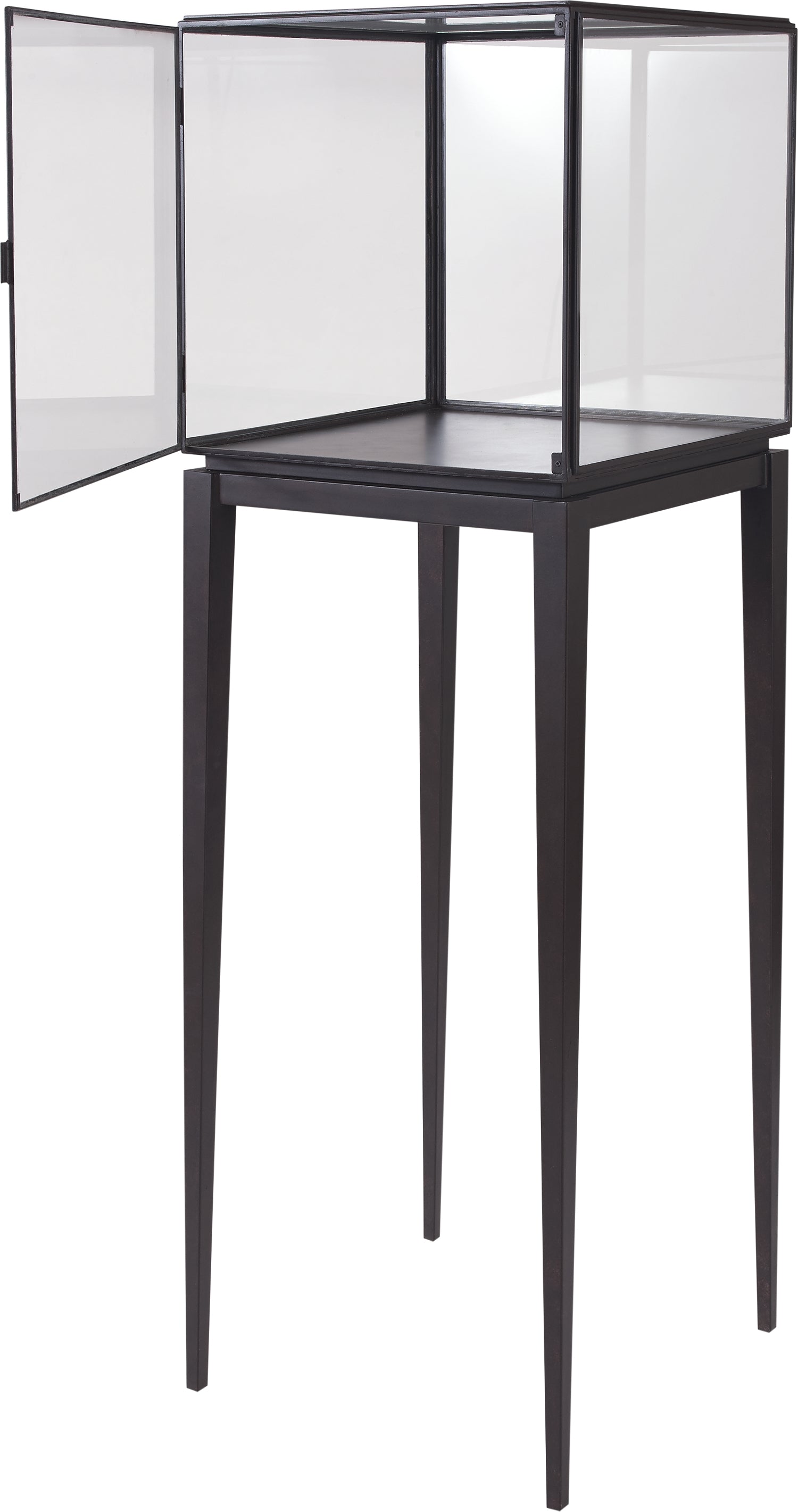 ATKINS VITRINE in Metal, Glass - Hickory Chair