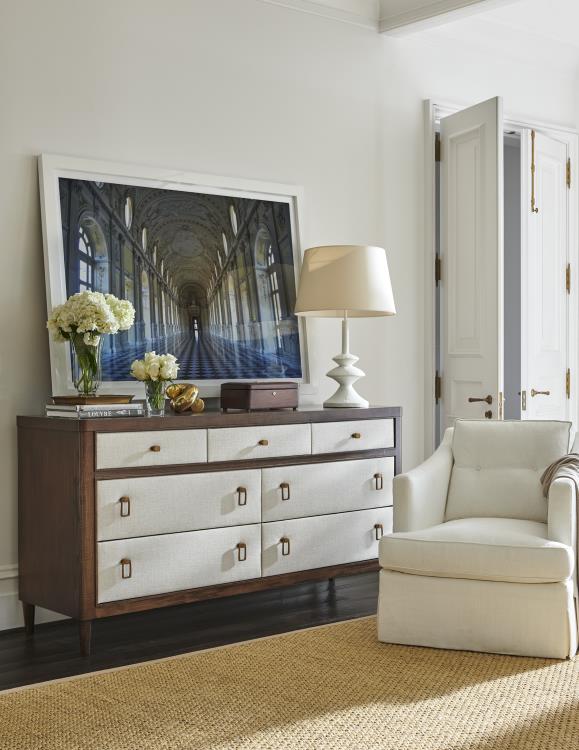 Sydney Dresser With Upholstered Drawers