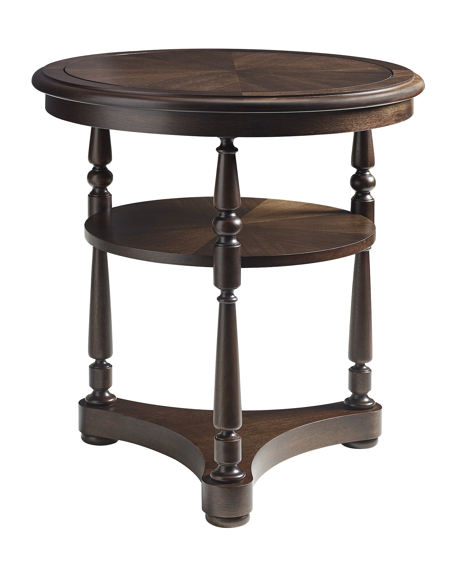 CARMELINA SIDE TABLE in Walnut Veneers, Walnut Solids - Hickory Chair