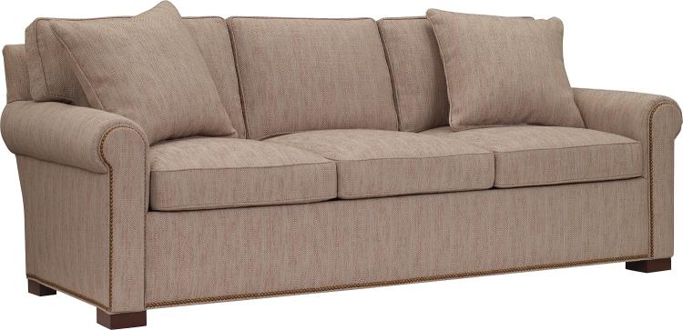 Silhouettes Sleep Sofa With Raised Panel Lawson Arm (Exp Leg)