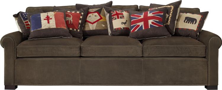 Silhouettes M2m Sofa With Lawson Raised Panel Arm