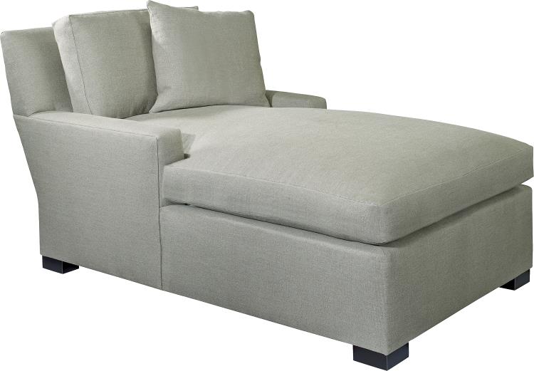 Silhouettes M2m Chaise With Medium Square Arm (Exp Leg)