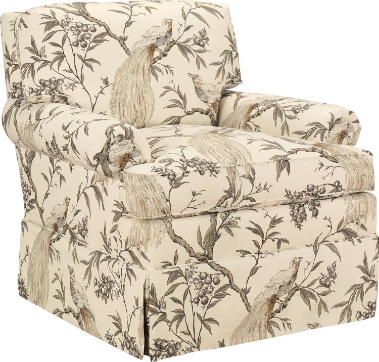 Silhouettes Chair With Lawson Arm (Kick Pleat)