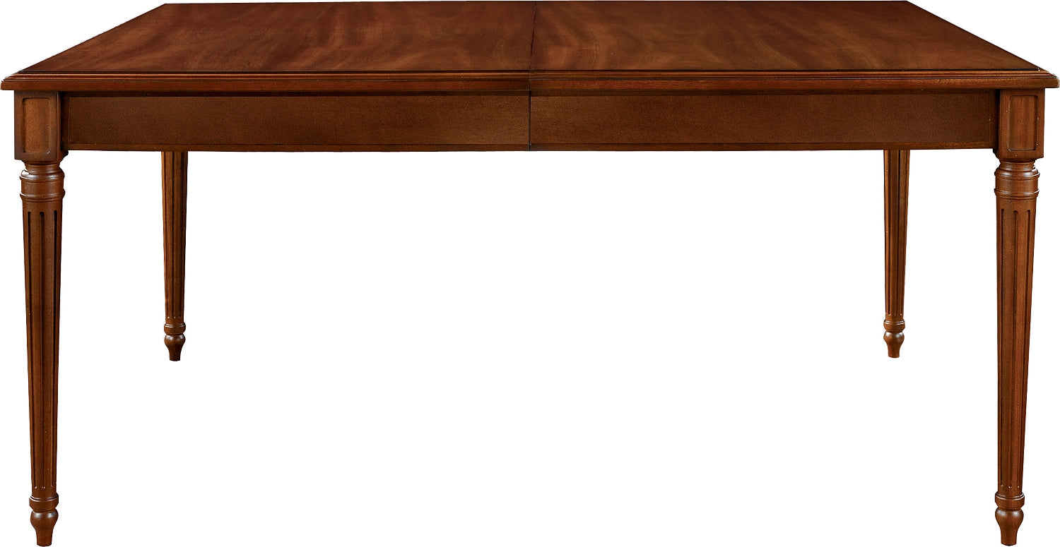 GUSTAV RECTANGULAR DINING TABLE PLAIN VE in Mahogany Veneers, Mahogany Solids - Hickory Chair