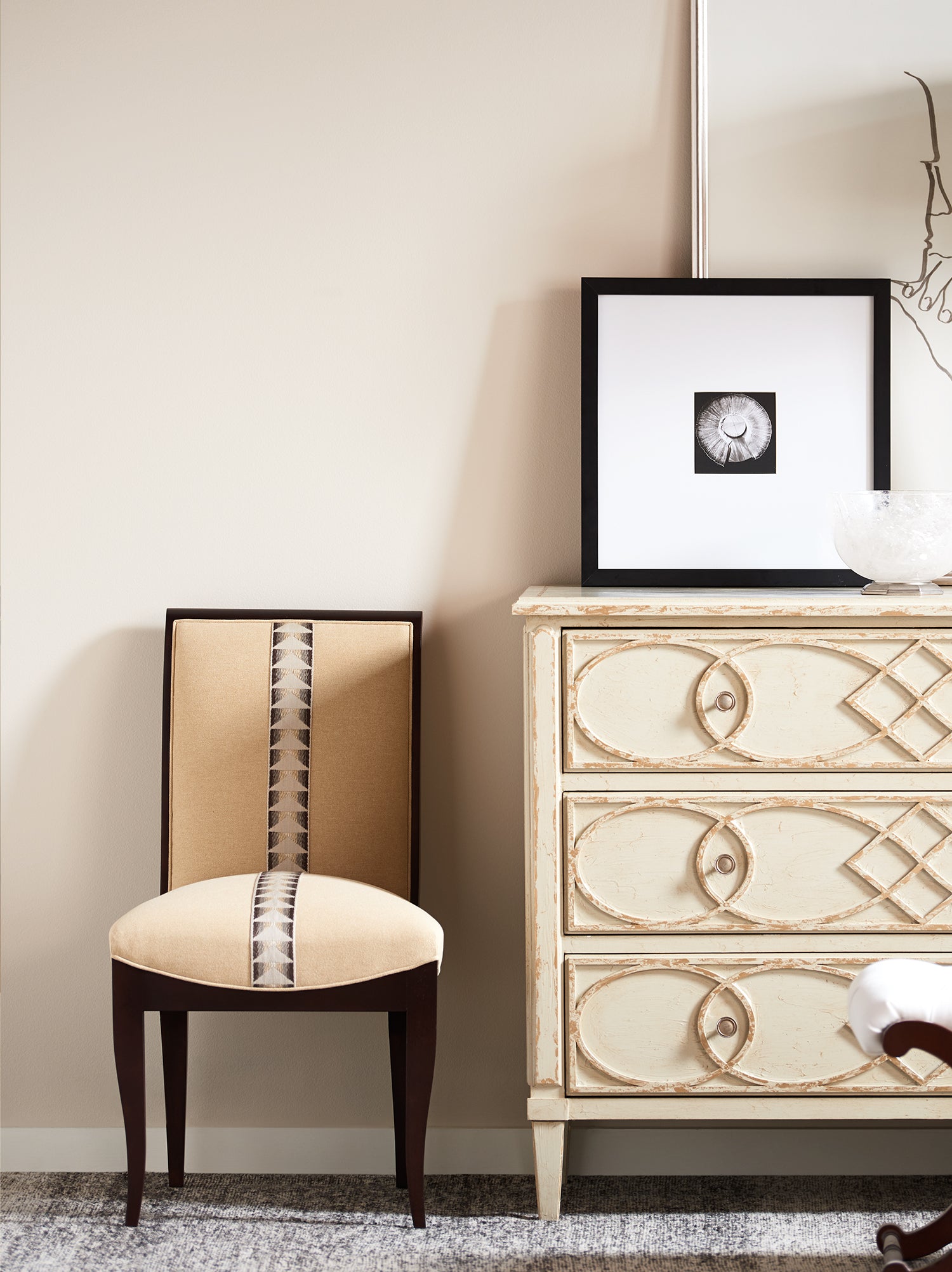 TUDOR CHEST in Maple Veneers, Maple Solids - Hickory Chair