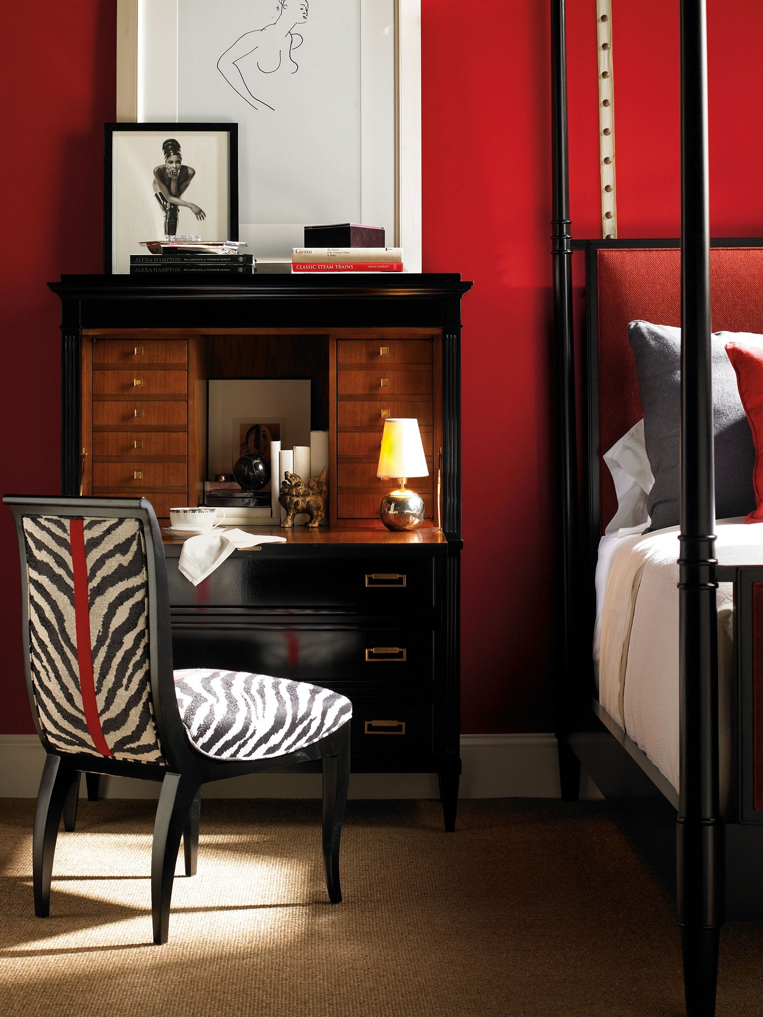 ALICE CHEST in Primavera Veneers, Maple Solids - Hickory Chair