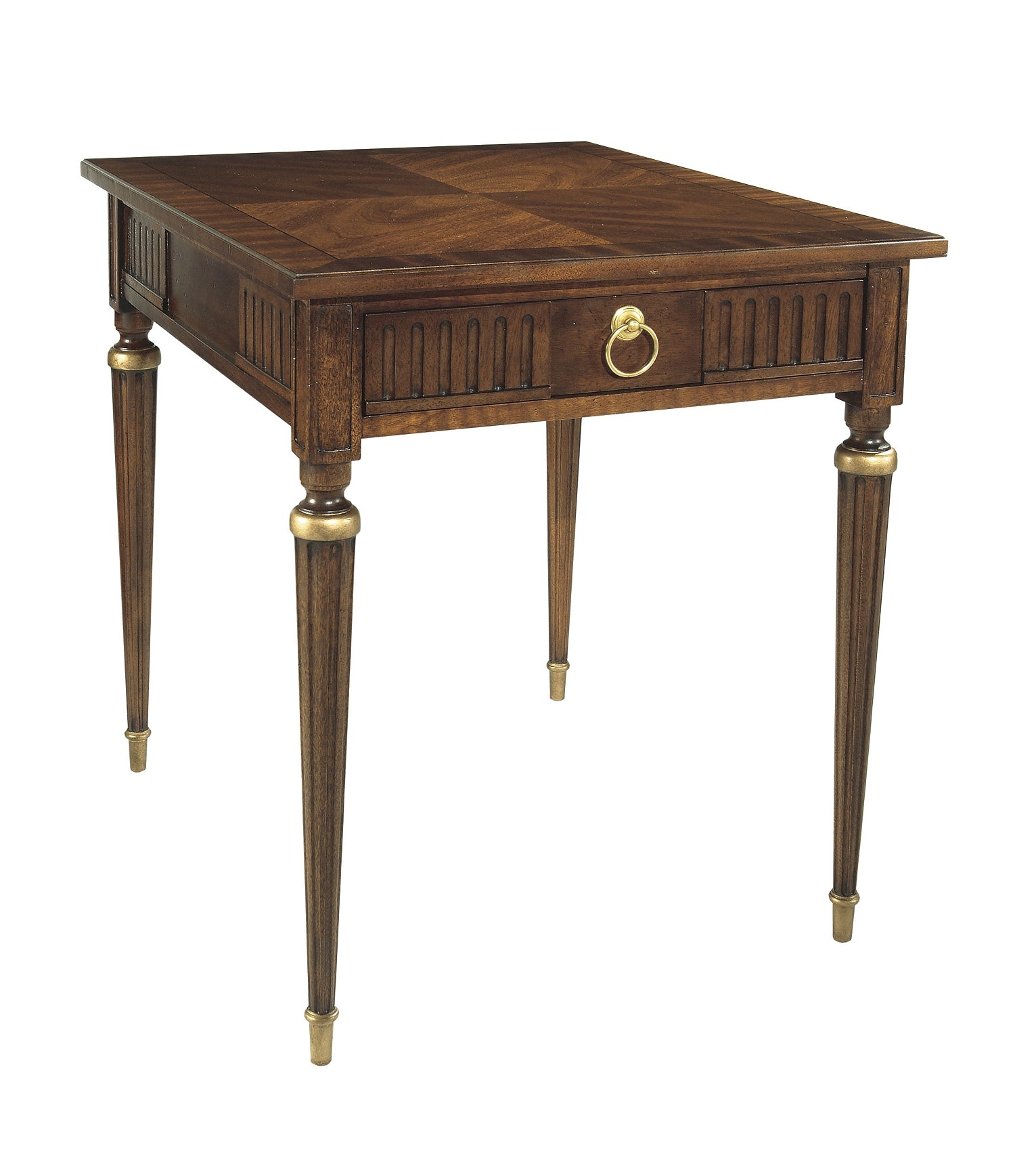 PARK AVENUE SIDE TABLE in Mahogany Veneers, Mahogany Solids - Hickory Chair