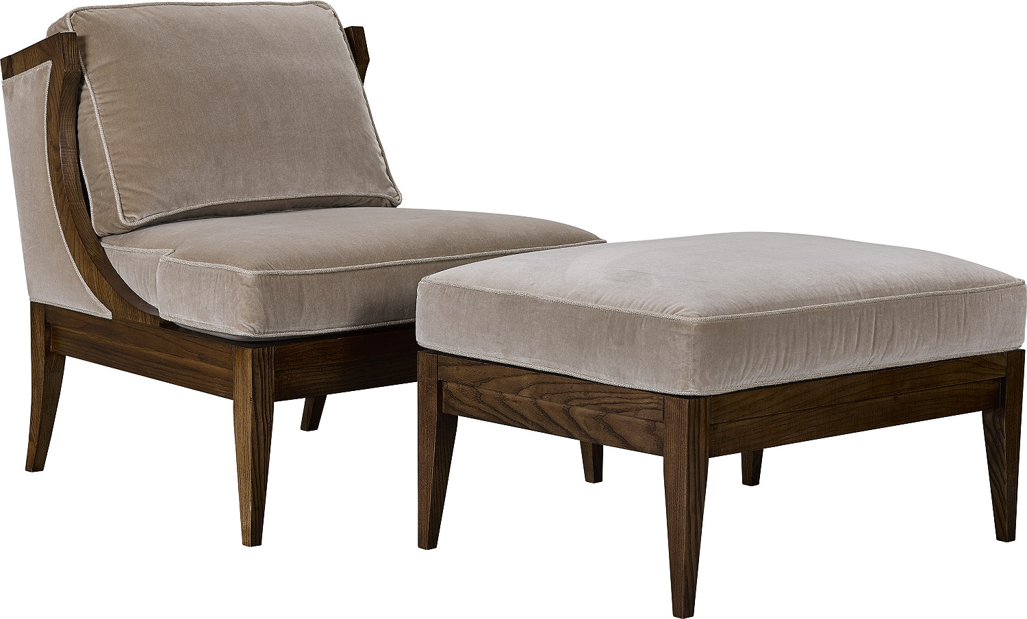 WESTMORELAND LOUNGE CHAIR in Ash Solids - Hickory Chair