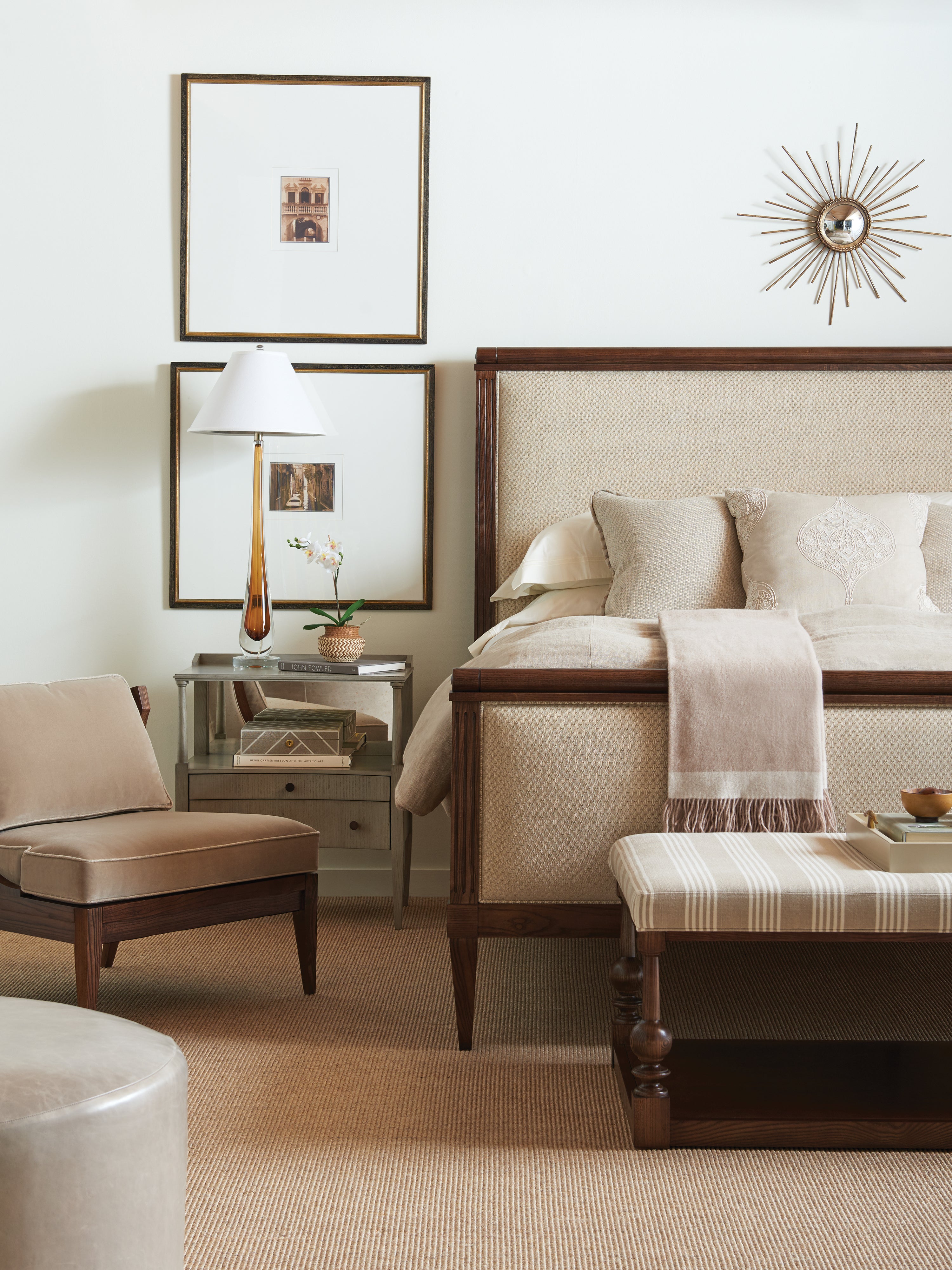 RENCOURT KING BED in Ash Solids - Hickory Chair