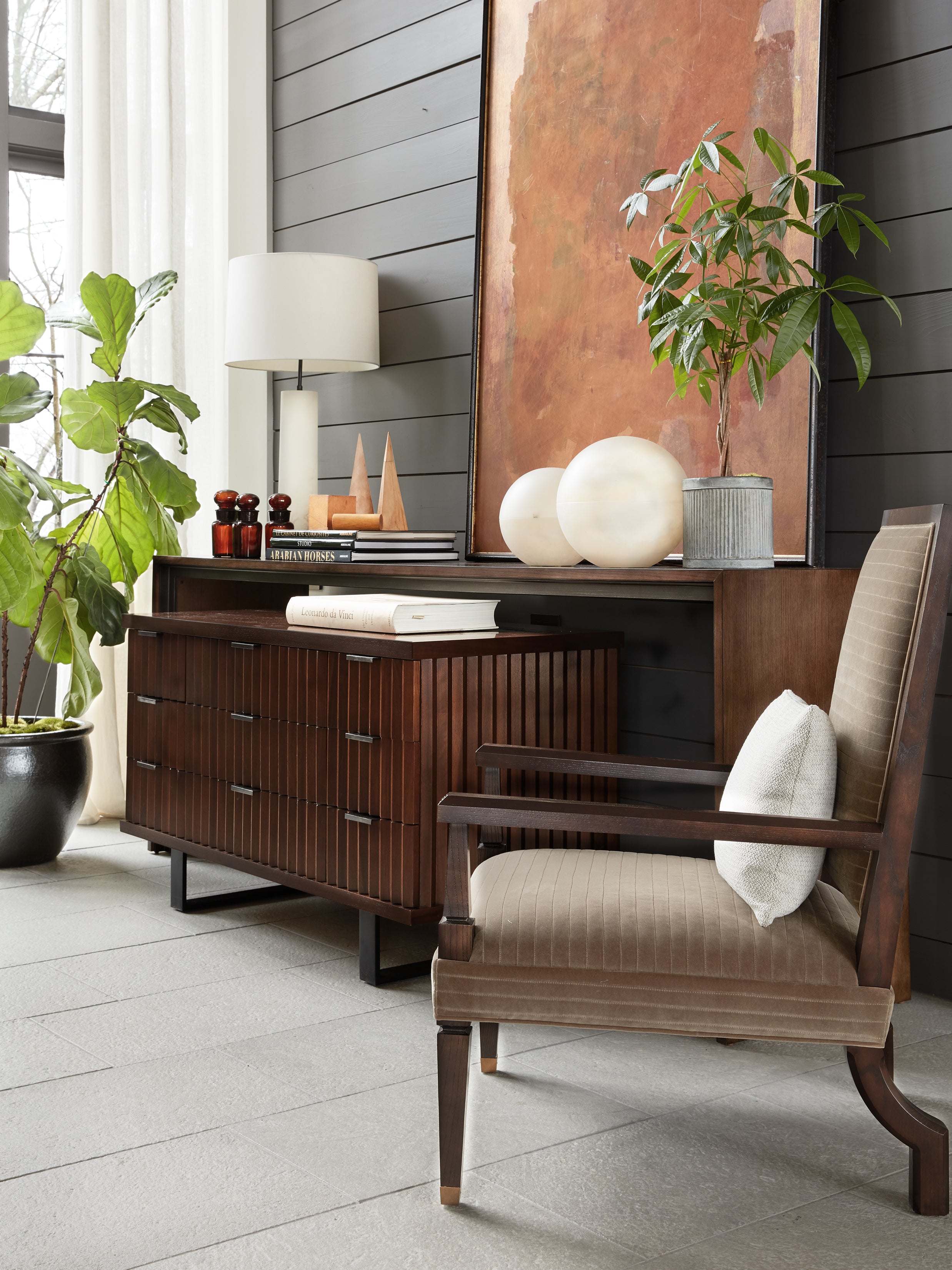 CLEFT FOOT FAUTEUIL CHAIR – Chairs by Hickory Chair | Sutter & Vale