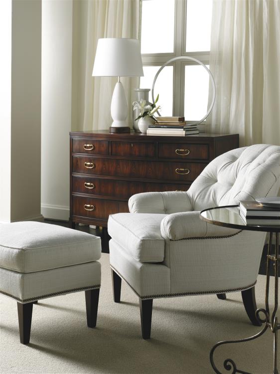 Holly Tufted Exposed Leg Chair