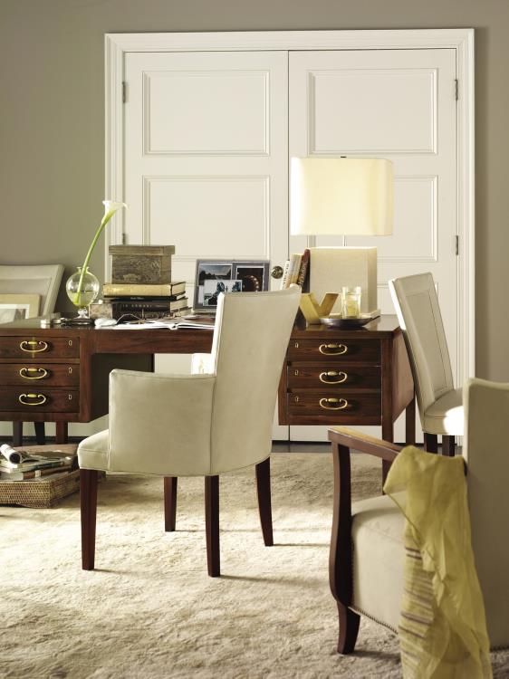 Flared Back Dining Arm Chair