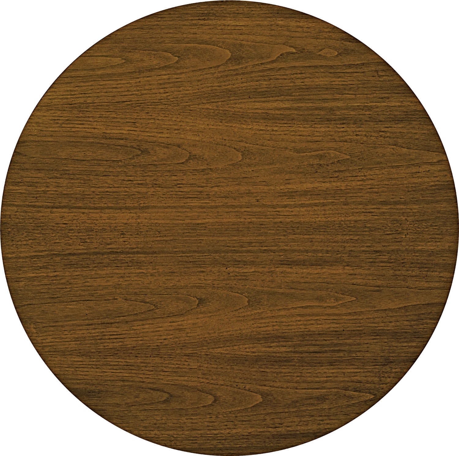 IONIA SIDE TABLE WITH ROUND WOOD TOP in Walnut Veneers, Walnut Solids, Iron - Hickory Chair