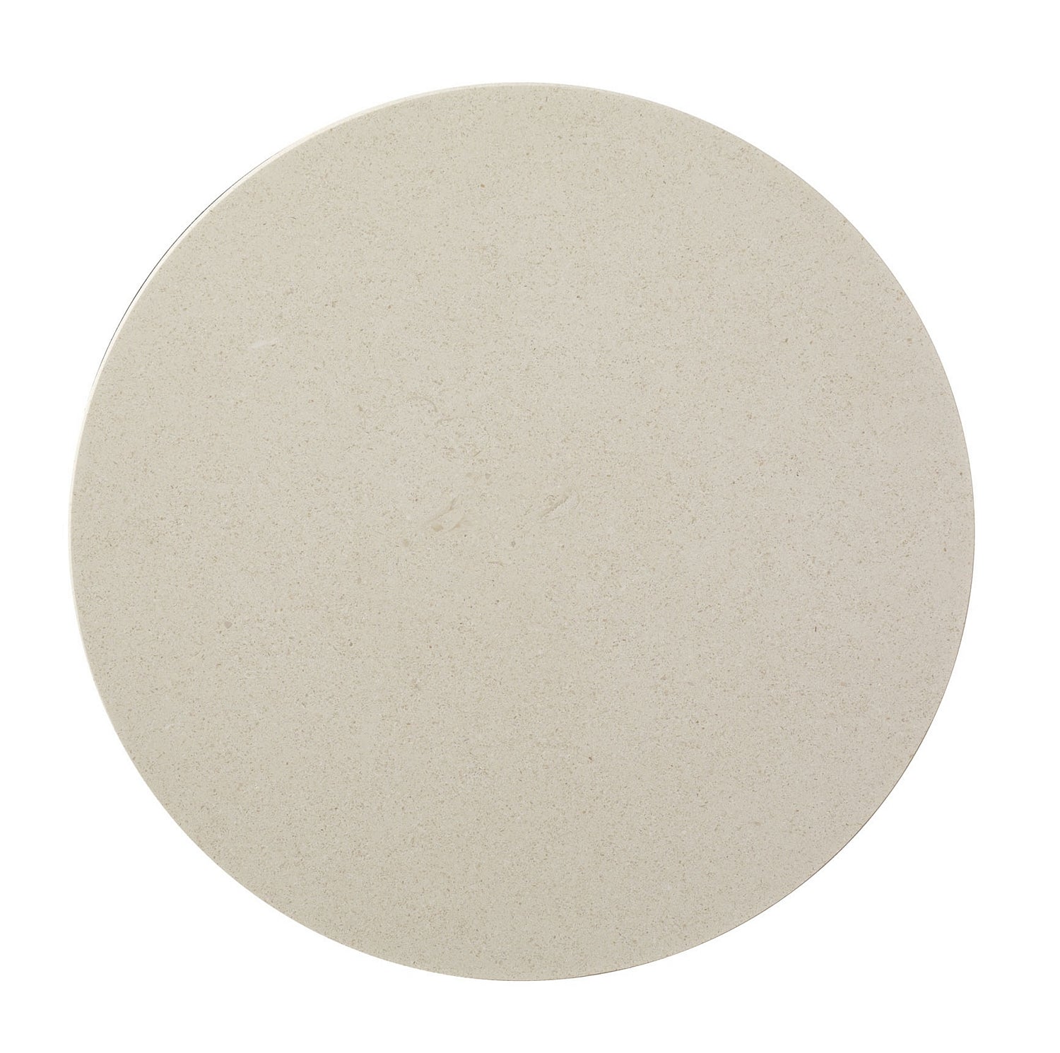 IONIA SIDE TABLE WITH ROUND STONE TOP in Stone, Iron - Hickory Chair